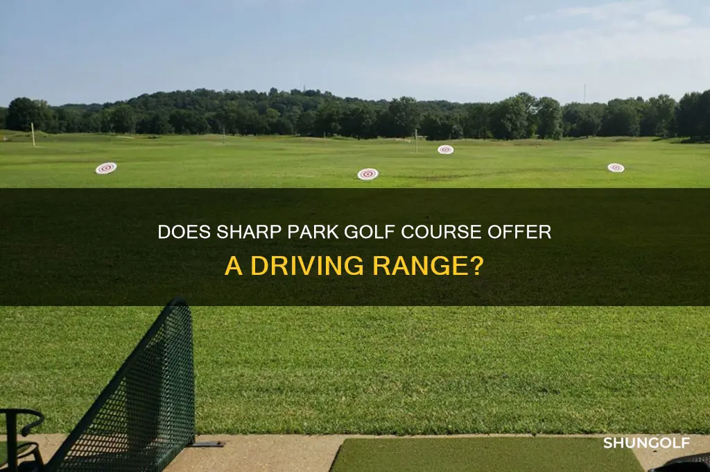 does sharp park golf course have a driving range