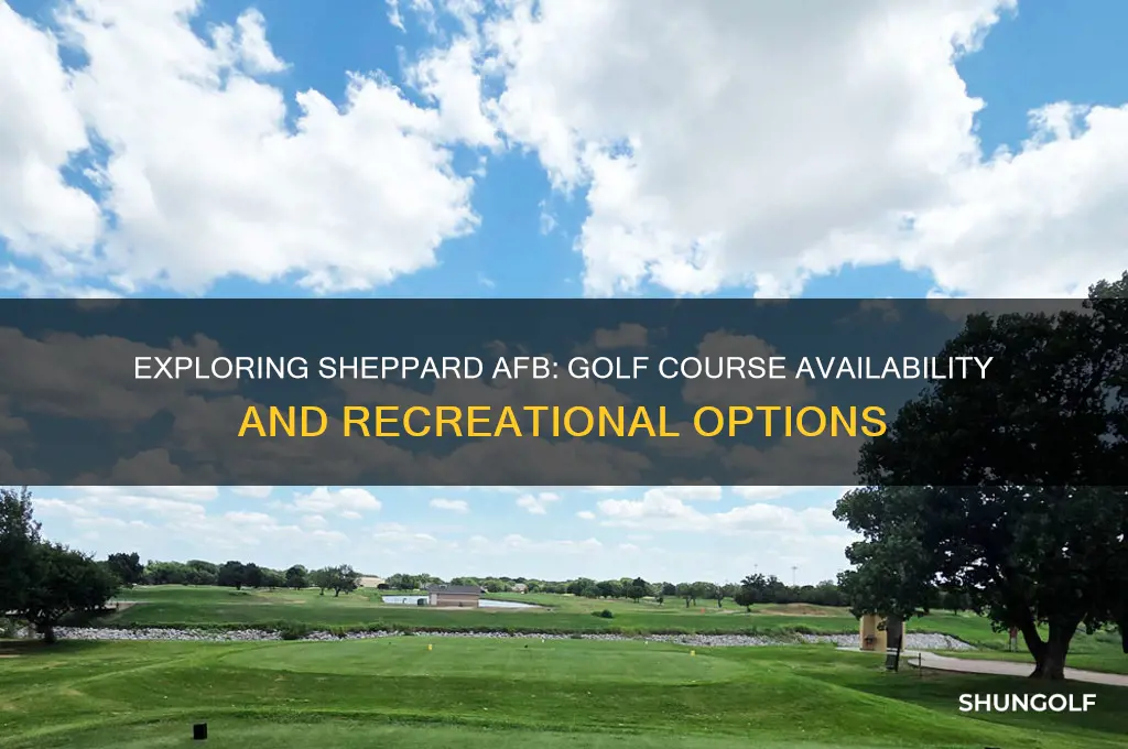 does sheppard afb have a golf course