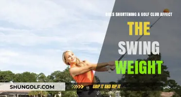 How Shortening Golf Clubs Impacts Swing Weight: A Comprehensive Analysis