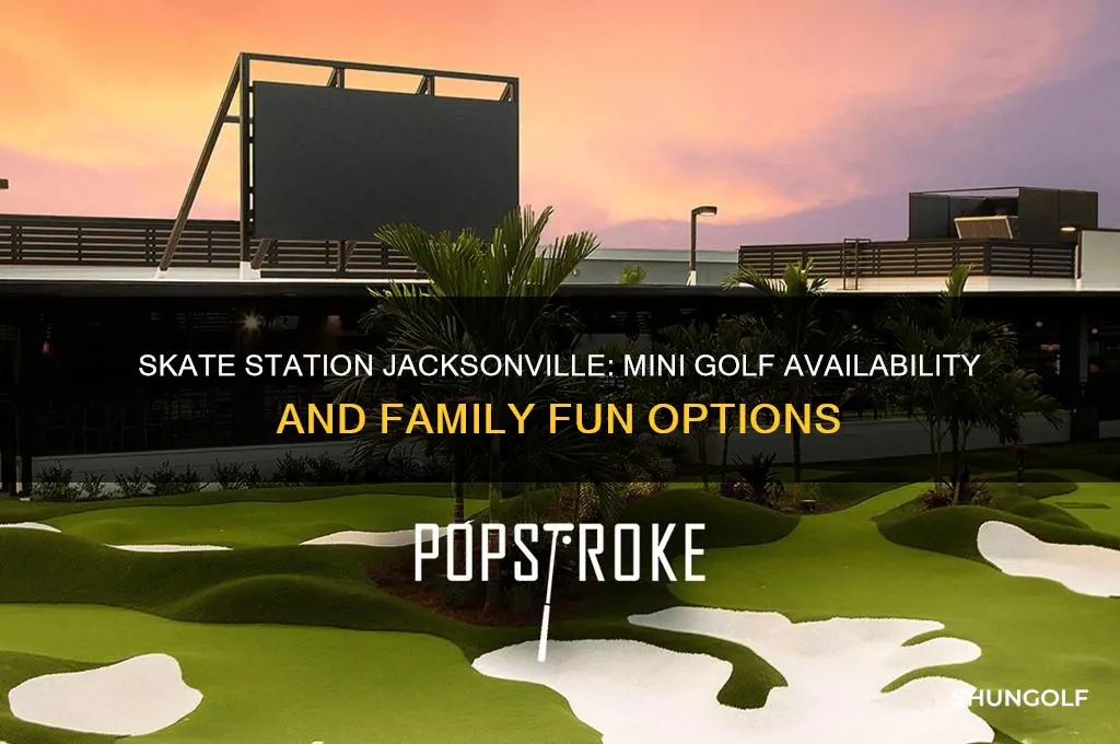 does skate station jacksonville have mi mini golf