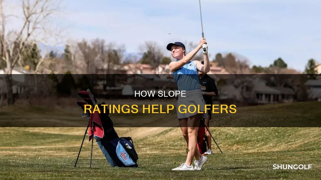 does slope help golf