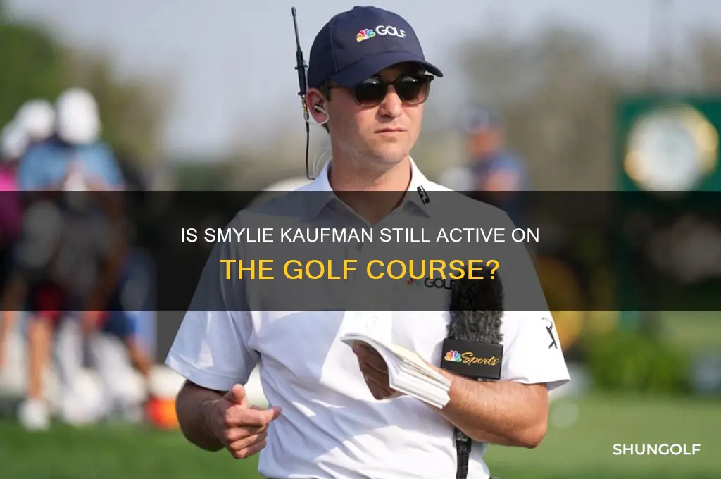 does smylie kaufman still play golf