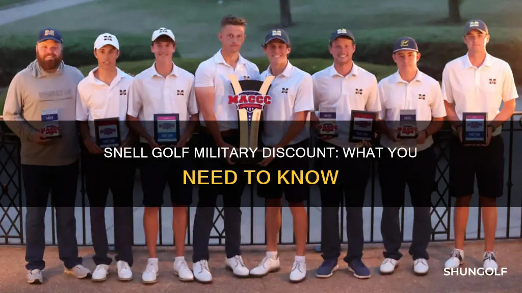 does snell golf give military discount