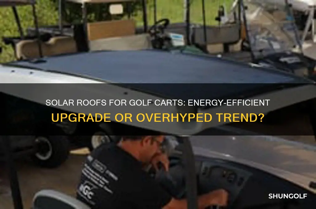does solar roofs really help golf carts
