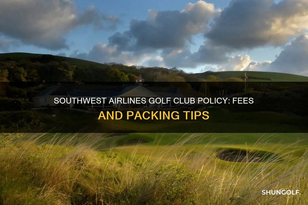 does southwest charge for golf clubs