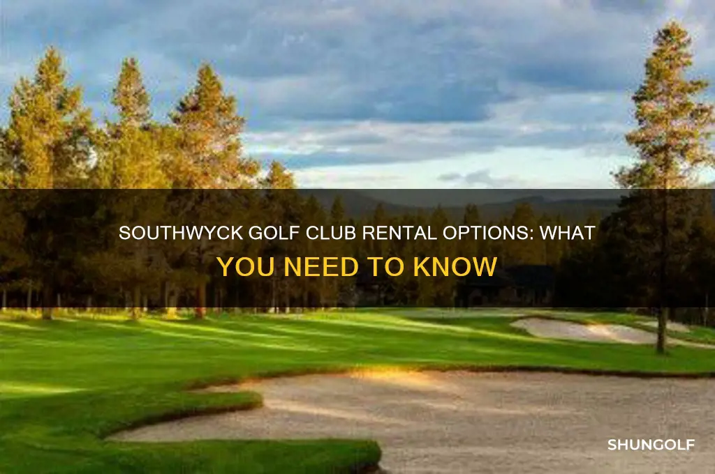 does southwyck golf club rental