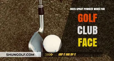 Does Spray Powder Improve Golf Club Face Performance? A Review