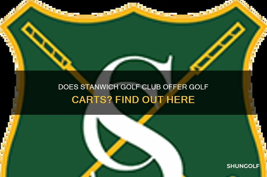 does stanwich golf club have carts