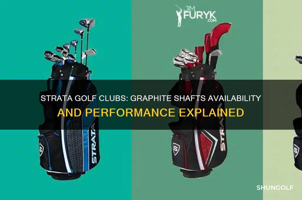 does strata golf clubs have graphite shafts
