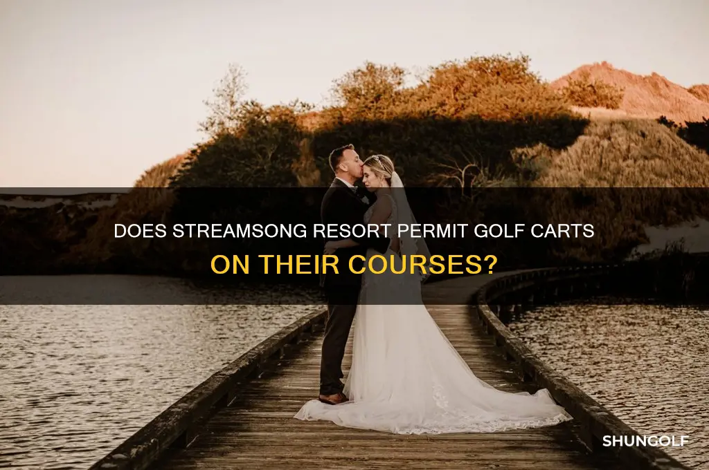 does streamsong allow golf carts