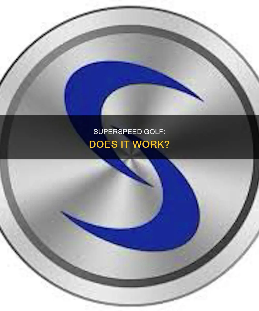 does superspeed golf really work
