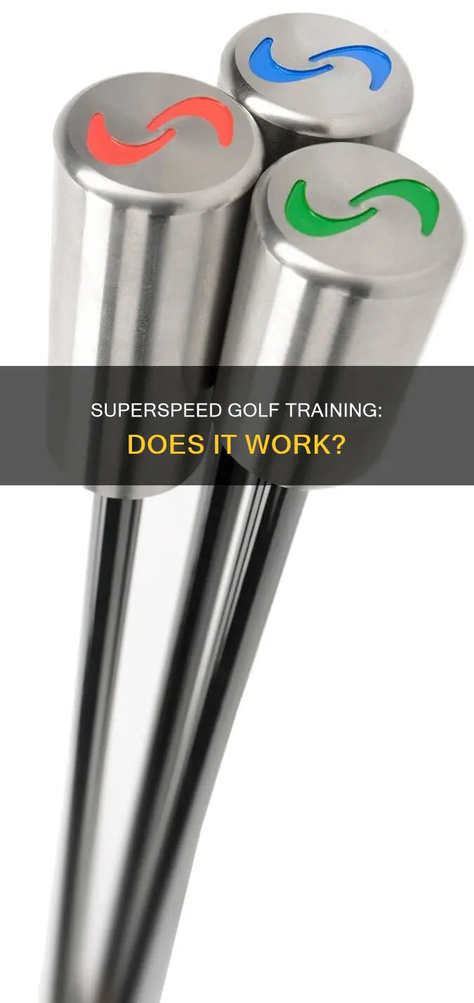 does superspeed golf training work