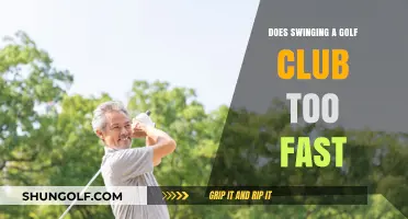 Swinging a Golf Club Too Fast: Benefits, Risks, and Control Tips