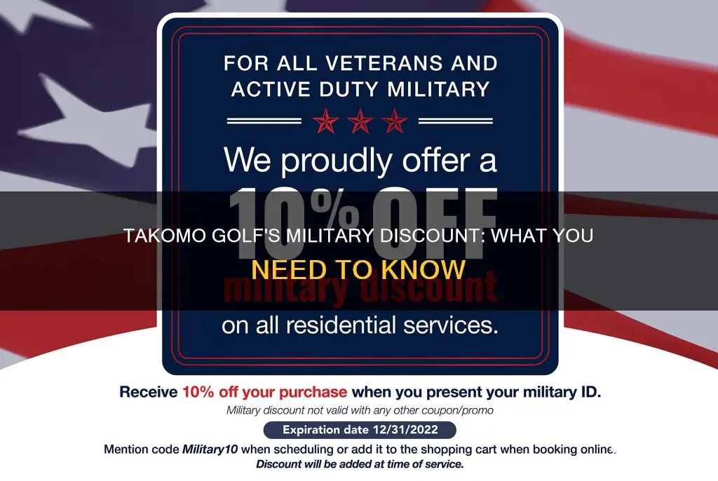 does takomo golf offer military discount