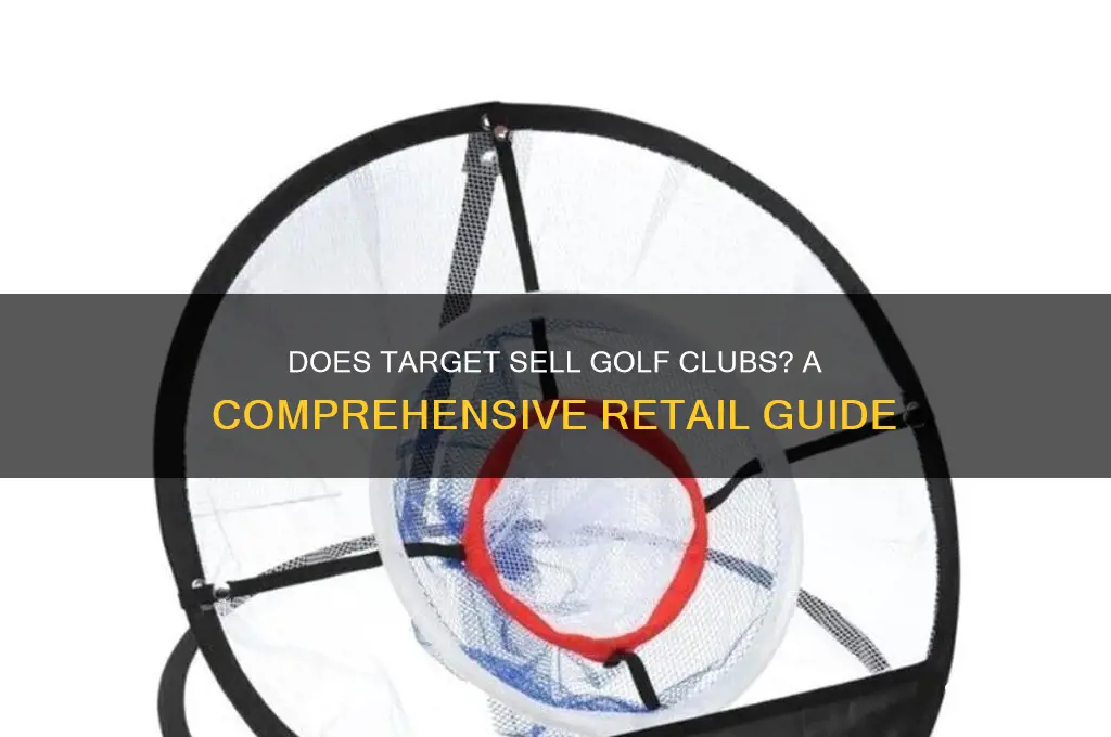 does target sell golf clubs