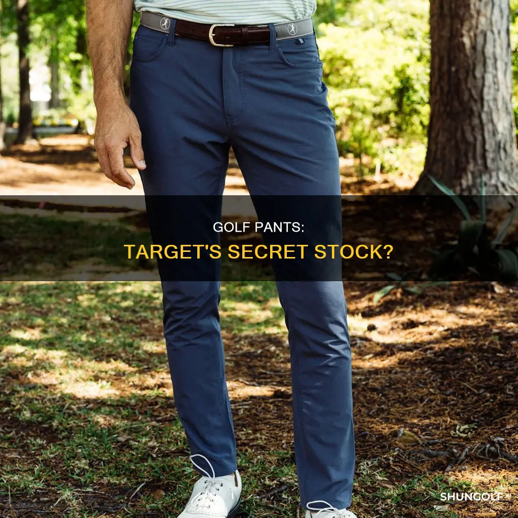 does target sell golf pants