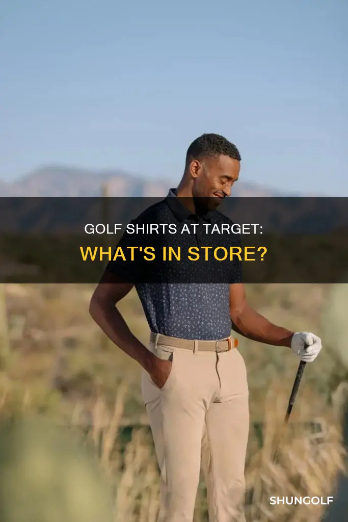 does target sell golf shirts