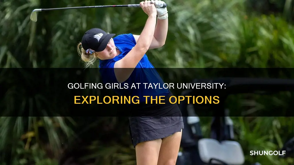does taylor university have womens golf