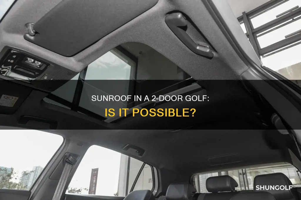 does the 2dr golf have sunroof