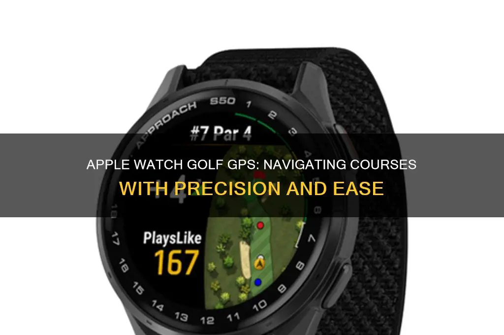 does the apple watch have golf course gps