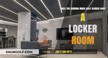 Auburn Ridge Golf Course Locker Room: Availability and Amenities Explained
