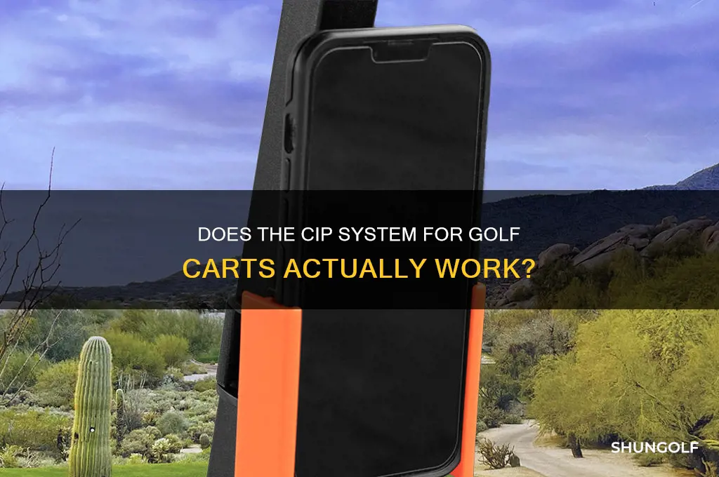 does the cip for a golf cart work