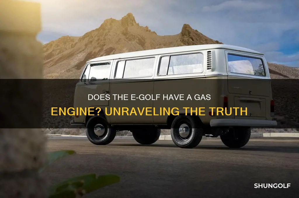 does the e golf have a gas engine
