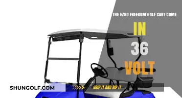 EZGO Freedom Golf Cart: Exploring 36-Volt Model Availability
