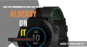 Forerunner 945: Preloaded Golf Courses Included or Not?