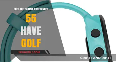 Garmin Forerunner 55: Golf Tracking Features Explained