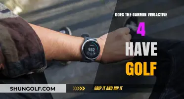 Garmin Vivoactive 4 Golf Features: A Comprehensive Guide for Golfers