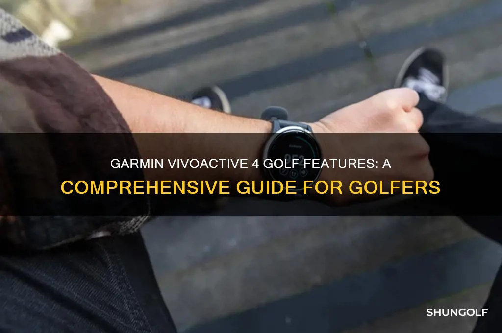 does the garmin vivoactive 4 have golf