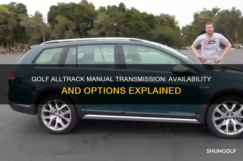 does the golf alltrack come in manual