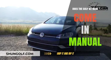Golf Altrack Manual Option: Availability and Transmission Details Explained