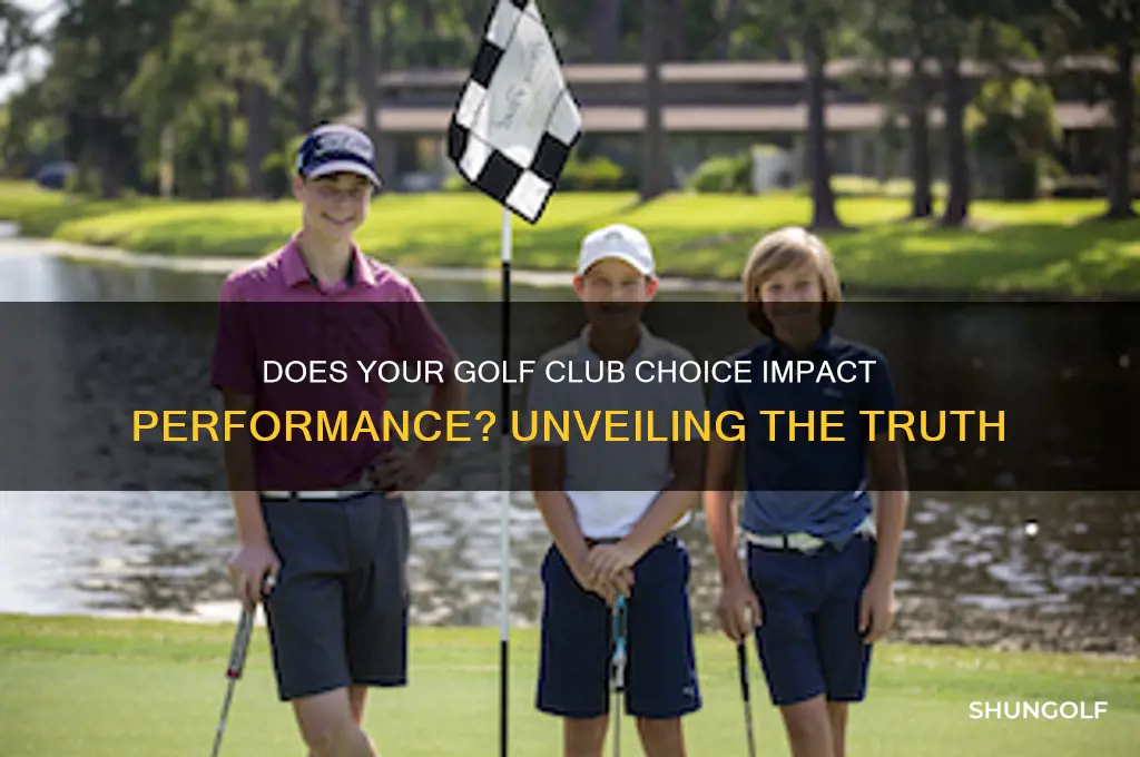 does the golf club make a difference