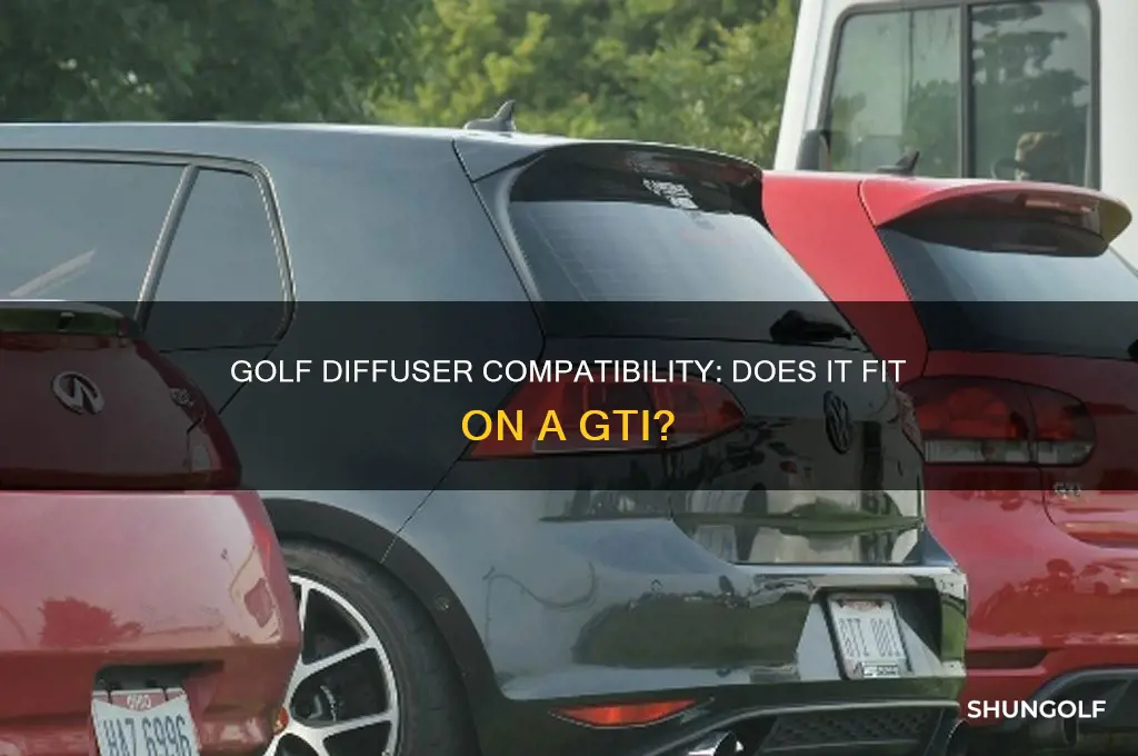 does the golf diffuser fit on a gti