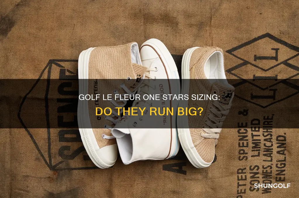 does the golf le fleur one stars fit big