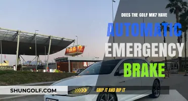 Golf MK7 Safety: Does It Feature Automatic Emergency Braking?