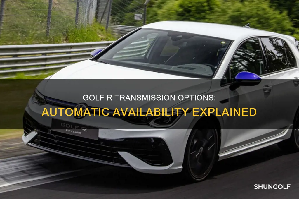 does the golf r come in automatic