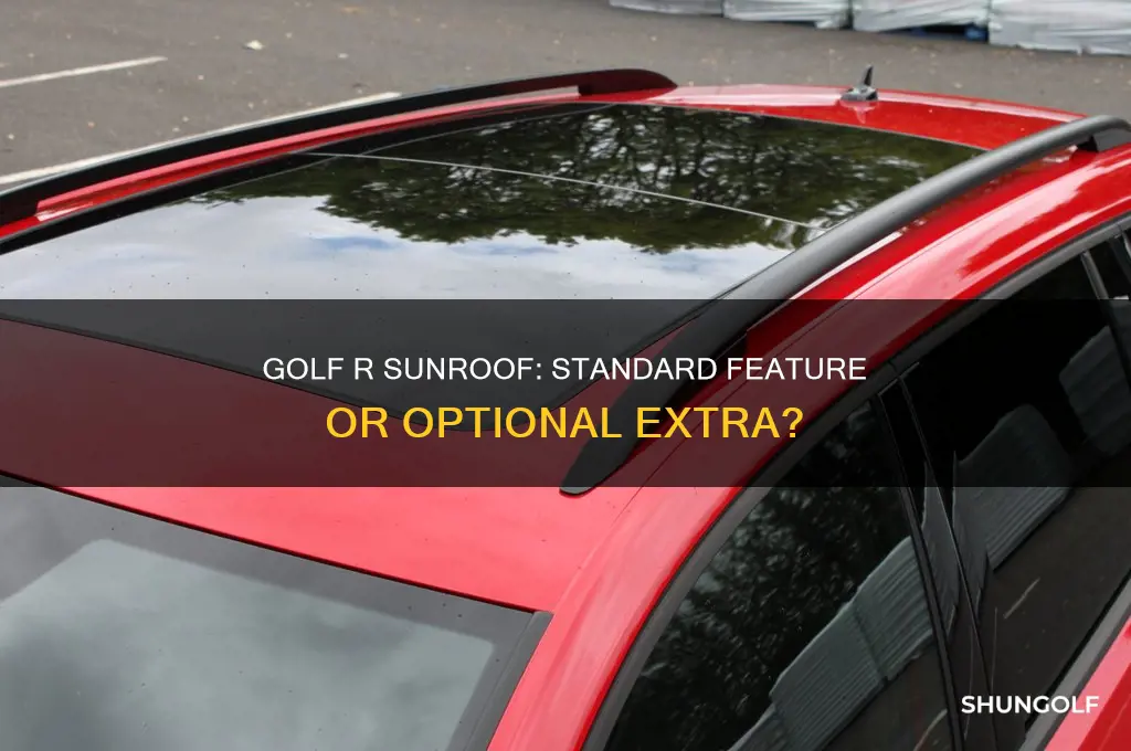 does the golf r come with a sunroof