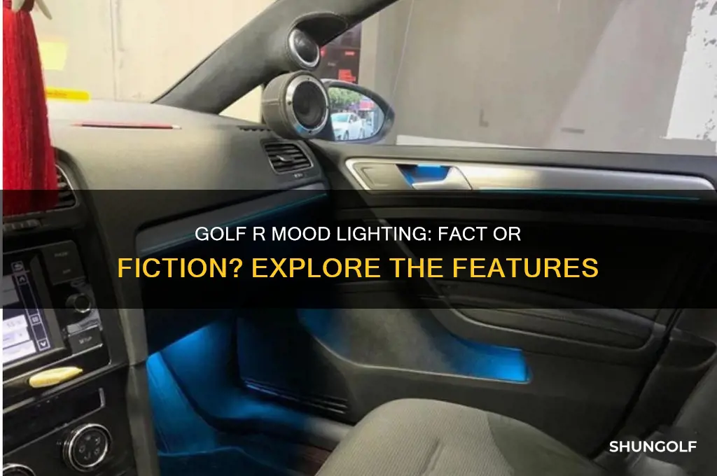 does the golf r come with mood lighting