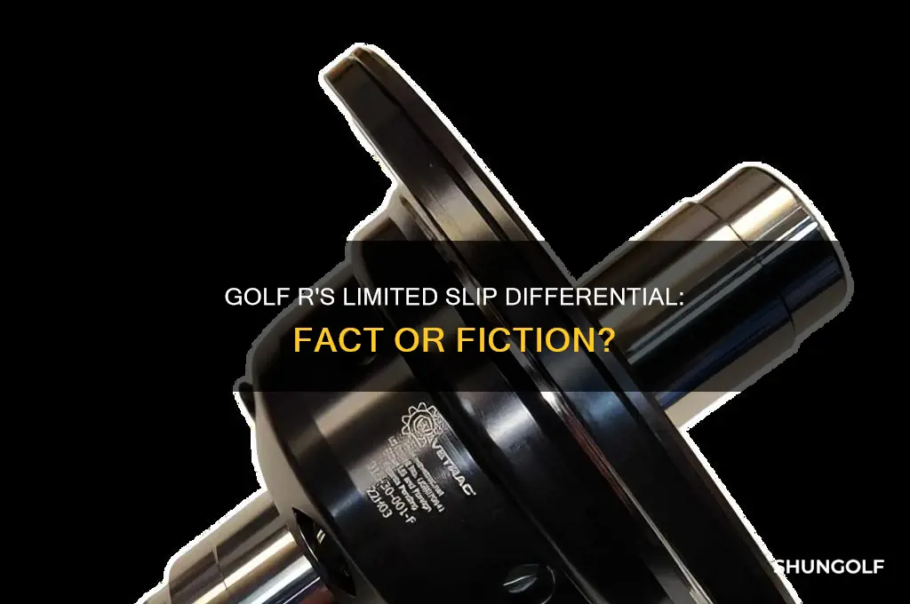 does the golf r have a limited slip differential