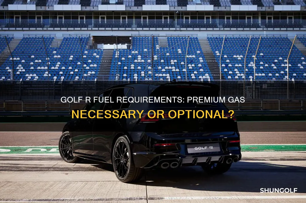 does the golf r require premium gas