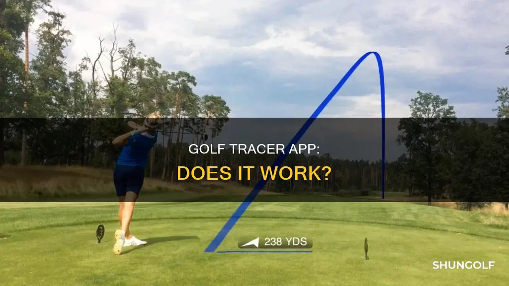 does the golf tracer app work