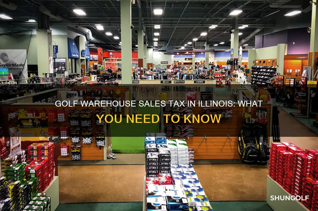 does the golf warehouse charge sales tax in illinois