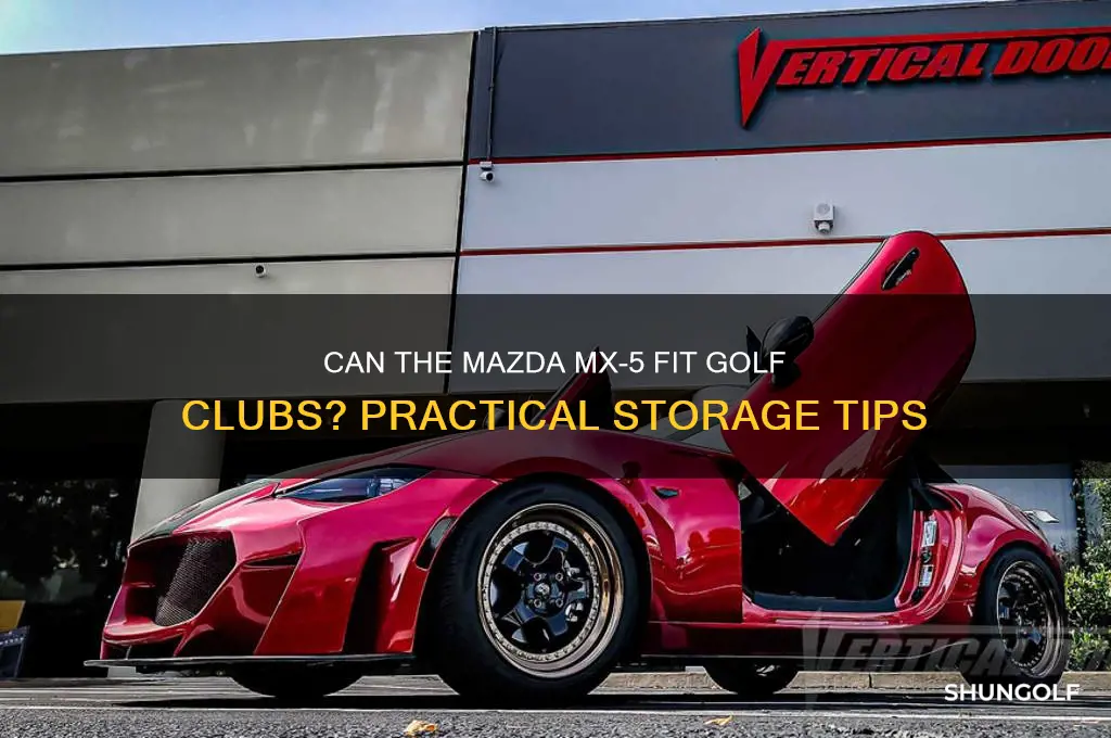 does the mazda mx 5 hold golf clubs