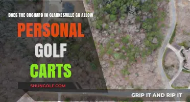 Personal Golf Carts at Clarkesville, GA Orchard: Allowed or Not?