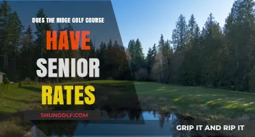 Senior Rates at The Ridge Golf Course: What You Need to Know
