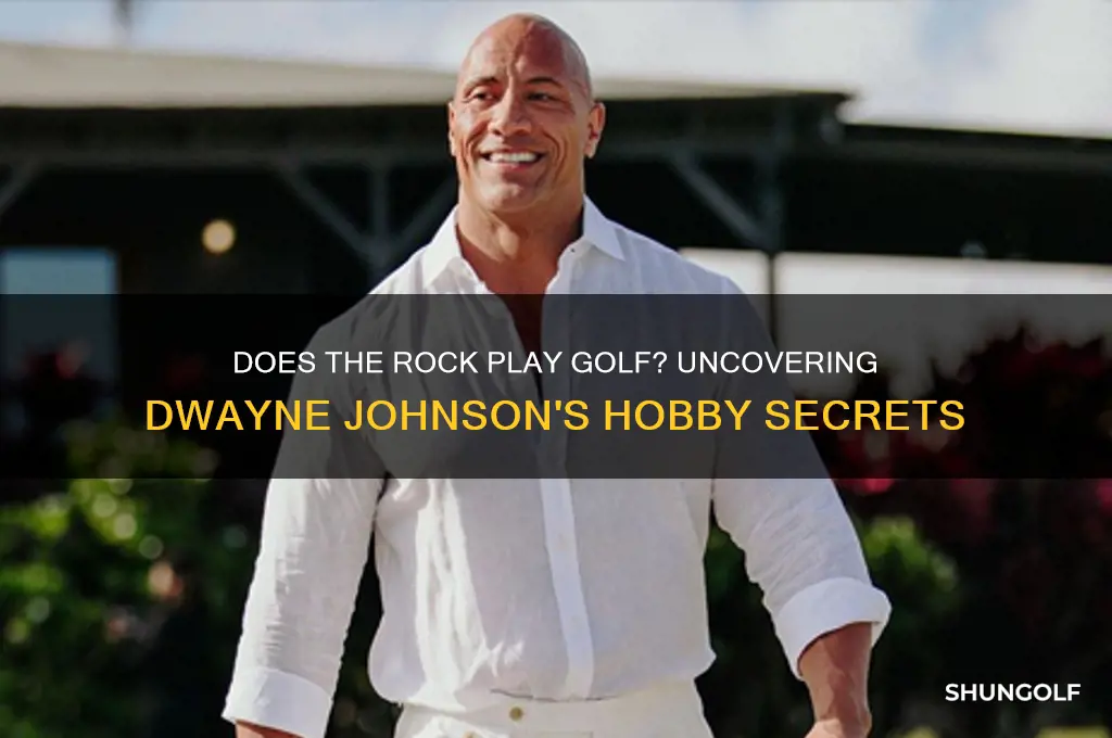 does the rock play golf