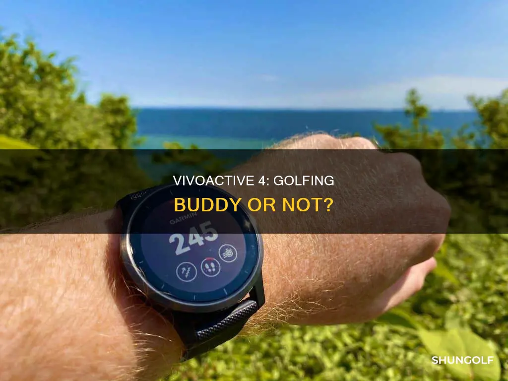 does the vivoactive 4 have golf